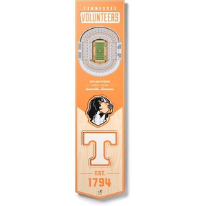 image:imageYouTheFan NCAA 3D StadiumView 8x32 BannerTennessee Volunteers