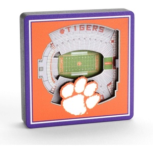 image:imageYouTheFan NCAA 3D StadiumView MagnetClemson Tigers