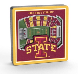 image:imageYouTheFan NCAA 3D StadiumView MagnetIowa State Cyclones
