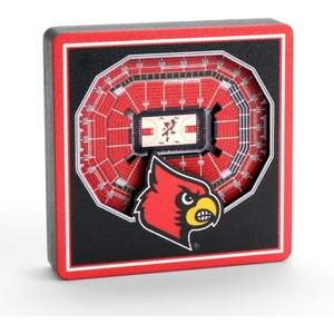 image:imageYouTheFan NCAA 3D StadiumView MagnetLouisville Cardinals