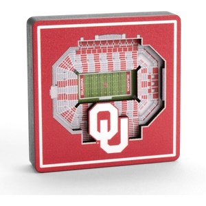 image:imageYouTheFan NCAA 3D StadiumView MagnetOklahoma Sooners