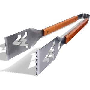 image:imageYouTheFan NCAA GrillATong Stainless Steel LaserCut Team BBQ TongsWest Virginia Mountaineers