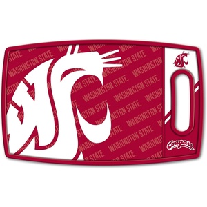 image:imageYouTheFan NCAA Officiallylicensed Logo Series Cutting Board  reversible design for double the cutting surface  gentle on knives team message on both front and backWashington State Cougars