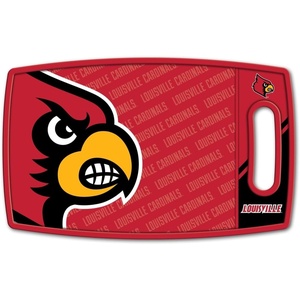 image:imageYouTheFan NCAA Officiallylicensed Logo Series Cutting Board  reversible design for double the cutting surface  gentle on knives team message on both front and backLouisville Cardinals