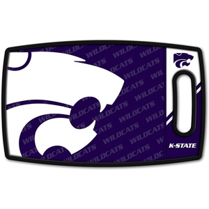 image:imageYouTheFan NCAA Officiallylicensed Logo Series Cutting Board  reversible design for double the cutting surface  gentle on knives team message on both front and backKansas St Wildcats