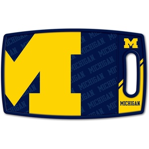 image:imageYouTheFan NCAA Officiallylicensed Logo Series Cutting Board  reversible design for double the cutting surface  gentle on knives team message on both front and backMichigan Wolverines