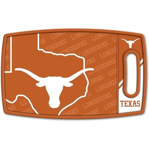 image:imageYouTheFan NCAA Officiallylicensed Logo Series Cutting Board  reversible design for double the cutting surface  gentle on knives team message on both front and backTexas Longhorns