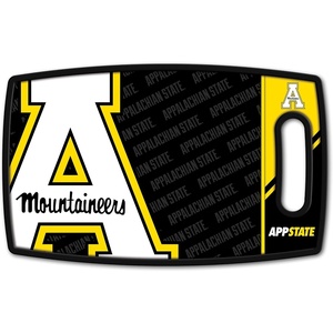 image:imageYouTheFan NCAA Officiallylicensed Logo Series Cutting Board  reversible design for double the cutting surface  gentle on knives team message on both front and backAppalachian St Mountaineers