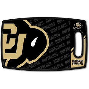 image:imageYouTheFan NCAA Officiallylicensed Logo Series Cutting Board  reversible design for double the cutting surface  gentle on knives team message on both front and backColorado Buffaloes