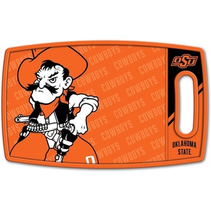 image:imageYouTheFan NCAA Officiallylicensed Logo Series Cutting Board  reversible design for double the cutting surface  gentle on knives team message on both front and backOklahoma St Cowboys