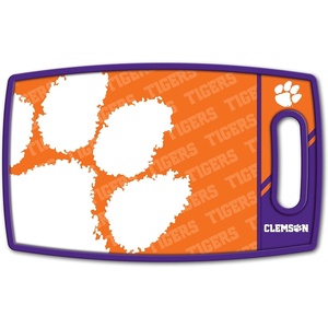 image:imageYouTheFan NCAA Officiallylicensed Logo Series Cutting Board  reversible design for double the cutting surface  gentle on knives team message on both front and backClemson Tigers