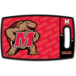 image:imageYouTheFan NCAA Officiallylicensed Logo Series Cutting Board  reversible design for double the cutting surface  gentle on knives team message on both front and backMaryland Terrapins