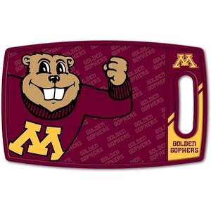 image:imageYouTheFan NCAA Officiallylicensed Logo Series Cutting Board  reversible design for double the cutting surface  gentle on knives team message on both front and backMinnesota Golden Gophers