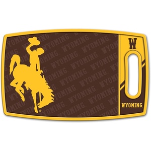 image:imageYouTheFan NCAA Officiallylicensed Logo Series Cutting Board  reversible design for double the cutting surface  gentle on knives team message on both front and backWyoming Cowboys