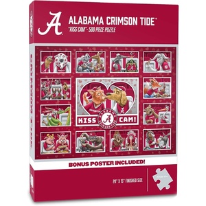 image:imageYouTheFan NCAA Wyoming Cowboys Kiss Cam 500pc PuzzleAlabama Crimson Tide