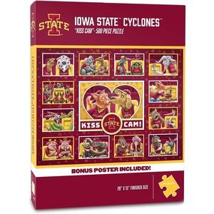 image:imageYouTheFan NCAA Wyoming Cowboys Kiss Cam 500pc PuzzleIowa State Cyclones