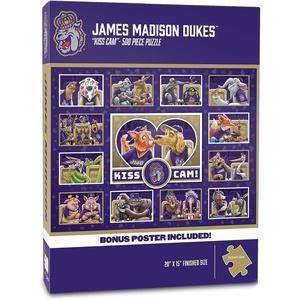 image:imageYouTheFan NCAA Wyoming Cowboys Kiss Cam 500pc PuzzleJames Madison Dukes