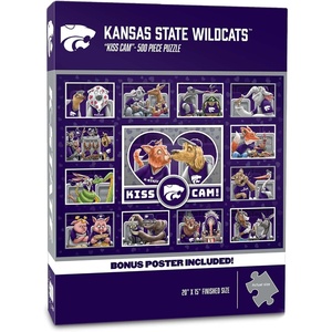 image:imageYouTheFan NCAA Wyoming Cowboys Kiss Cam 500pc PuzzleKansas State Wildcats