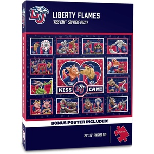 image:imageYouTheFan NCAA Wyoming Cowboys Kiss Cam 500pc PuzzleLiberty Flames