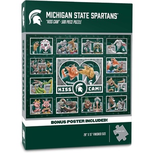 image:imageYouTheFan NCAA Wyoming Cowboys Kiss Cam 500pc PuzzleMichigan State Spartans