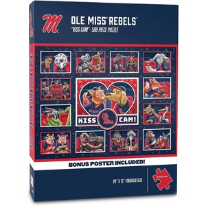 image:imageYouTheFan NCAA Wyoming Cowboys Kiss Cam 500pc PuzzleMississippi Rebels