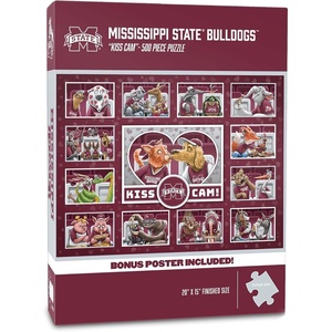 image:imageYouTheFan NCAA Wyoming Cowboys Kiss Cam 500pc PuzzleMississippi State Bulldogs