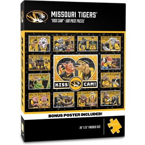 image:imageYouTheFan NCAA Wyoming Cowboys Kiss Cam 500pc PuzzleMissouri Tigers