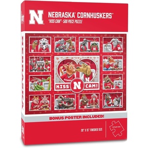 image:imageYouTheFan NCAA Wyoming Cowboys Kiss Cam 500pc PuzzleNebraska Cornhuskers