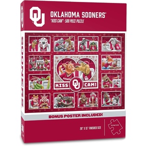 image:imageYouTheFan NCAA Wyoming Cowboys Kiss Cam 500pc PuzzleOklahoma Sooners