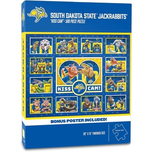 image:imageYouTheFan NCAA Wyoming Cowboys Kiss Cam 500pc PuzzleSouth Dakota State Jackrabbits