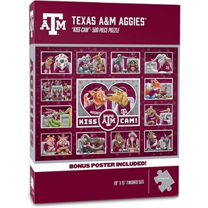 image:imageYouTheFan NCAA Wyoming Cowboys Kiss Cam 500pc PuzzleTexas AM Aggies