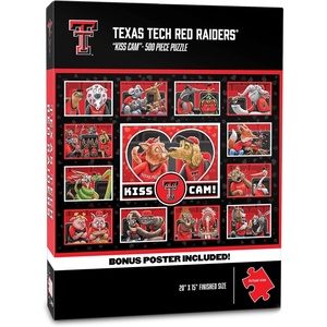 image:imageYouTheFan NCAA Wyoming Cowboys Kiss Cam 500pc PuzzleTexas Tech Red Raiders