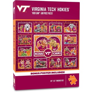 image:imageYouTheFan NCAA Wyoming Cowboys Kiss Cam 500pc PuzzleVirginia Tech Hokies