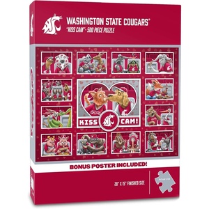 image:imageYouTheFan NCAA Wyoming Cowboys Kiss Cam 500pc PuzzleWashington State Cougars