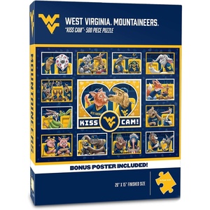 image:imageYouTheFan NCAA Wyoming Cowboys Kiss Cam 500pc PuzzleWest Virginia Mountaineers