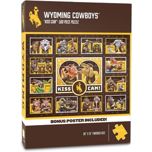 image:imageYouTheFan NCAA Wyoming Cowboys Kiss Cam 500pc PuzzleWyoming Cowboys