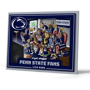 image:imageYouTheFan Officiallylicensed NCAA Purebred 3D Wall Art  Humorous original handdrawn cartoon artwork multilayer funny gift indoor team decorPenn State Nittany Lions