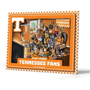 image:imageYouTheFan Officiallylicensed NCAA Purebred 3D Wall Art  Humorous original handdrawn cartoon artwork multilayer funny gift indoor team decorTennessee Volunteers