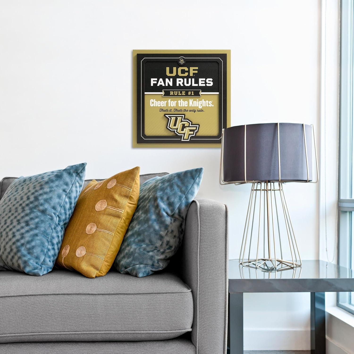 image:imageYouTheFan Officiallylicensed NCAA Tide Fan Rules Wall Art multiple layers humorous team artwork sports fan motto showcases funny rules indoor decorCentral Florida Knights