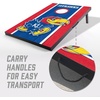 image:imageYouTheFan NCAA 2 x 3 Portable Cornhole Game with Logo BagsKansas Jayhawks