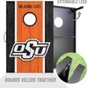 image:imageYouTheFan NCAA 2 x 3 Portable Cornhole Game with Logo BagsOklahoma State Cowboys
