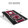 image:imageYouTheFan NCAA 2 x 3 Portable Cornhole Game with Logo BagsSouth Carolina Gamecocks