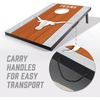 image:imageYouTheFan NCAA 2 x 3 Portable Cornhole Game with Logo BagsTexas Longhorns
