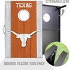 image:imageYouTheFan NCAA 2 x 3 Portable Cornhole Game with Logo BagsTexas Longhorns