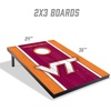 image:imageYouTheFan NCAA 2 x 3 Portable Cornhole Game with Logo BagsVirginia Tech Hokies