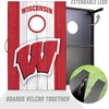 image:imageYouTheFan NCAA 2 x 3 Portable Cornhole Game with Logo BagsWisconsin Badgers