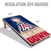 image:imageYouTheFan NCAA 2 x 4 Slogan Series Professional Wood Cornhole Game with Logo BagsArizona Wildcats
