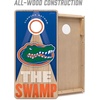 image:imageYouTheFan NCAA 2 x 4 Slogan Series Professional Wood Cornhole Game with Logo BagsFlorida Gators