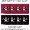 image:imageYouTheFan NCAA 2 x 4 Slogan Series Professional Wood Cornhole Game with Logo BagsGeorgia Bulldogs