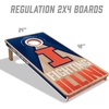 image:imageYouTheFan NCAA 2 x 4 Slogan Series Professional Wood Cornhole Game with Logo BagsIllinois Fighting Illini